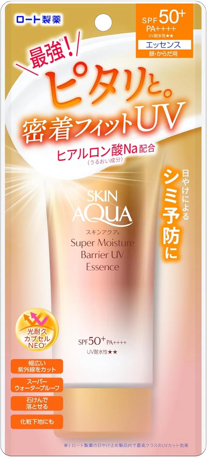 Солнцезащитный крем Skin Aqua Super Moisture Barrier UV Essence и Tone Up UV Essence, 70 г, SPF 50+ PA++++ — фото 2
