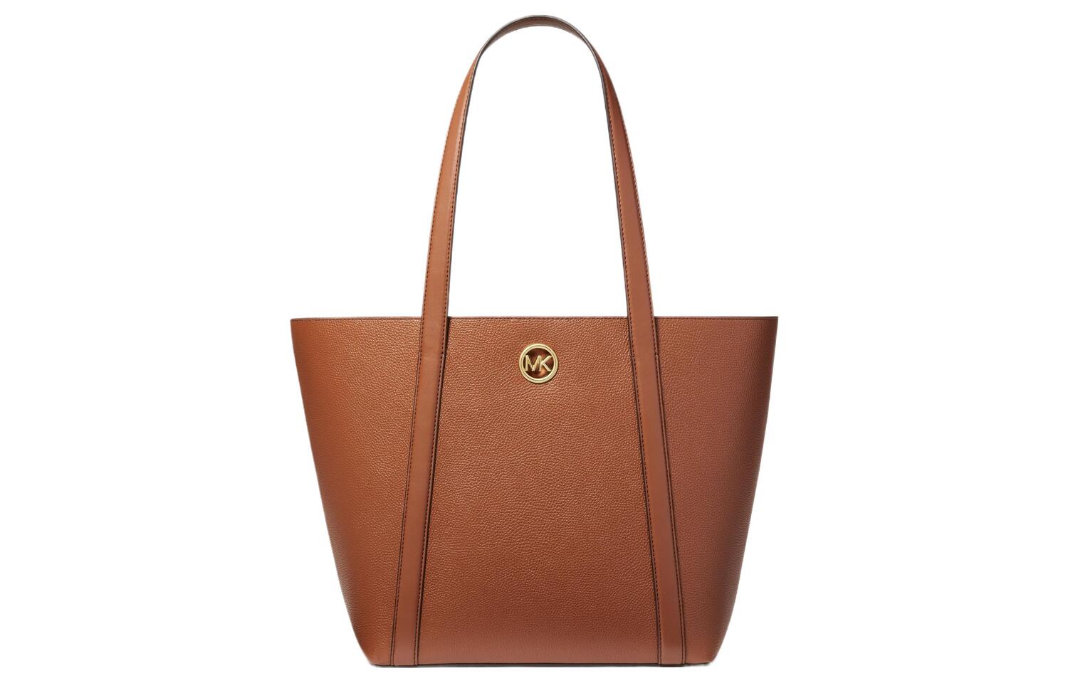 

MICHAEL KORS Коричневая женская сумка-шоппер из натуральной и искусственной кожи