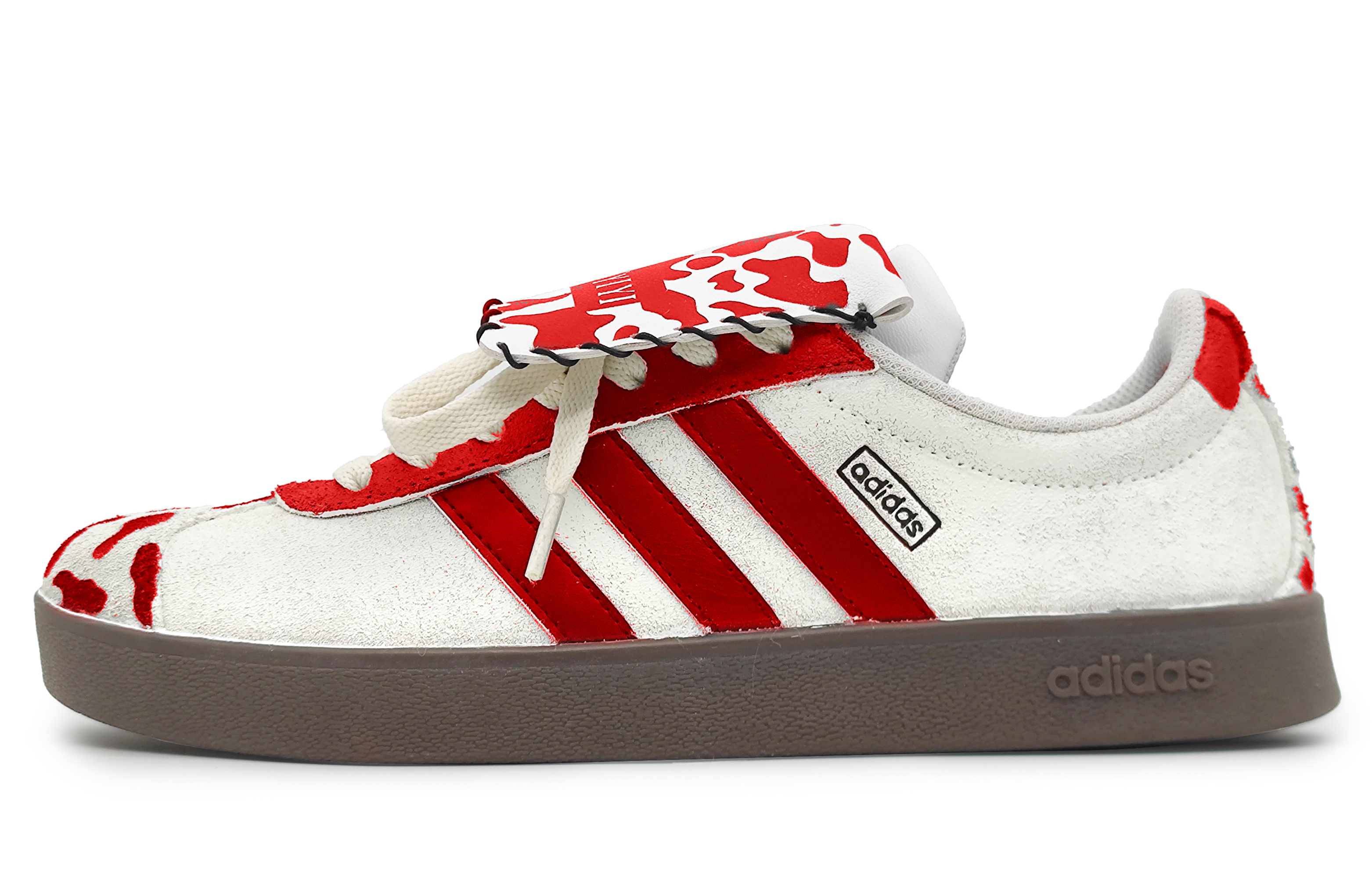 

Кроссовки adidas neo Vl Court Skateboarding Shoes Unisex Low-top Red, белый/красный