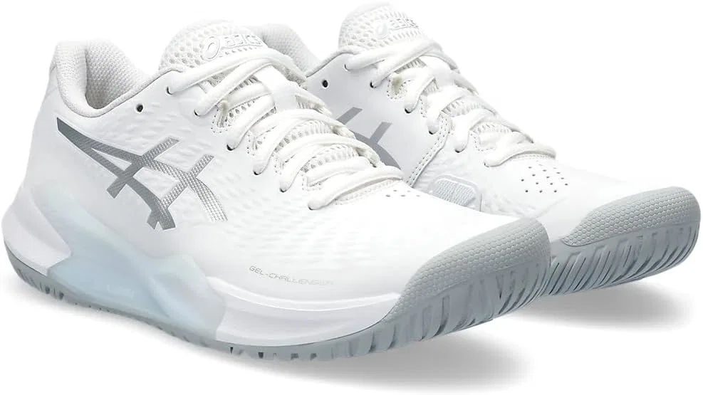 Кроссовки теннисные ASICS, цвет White/Pure Silver — фото 2