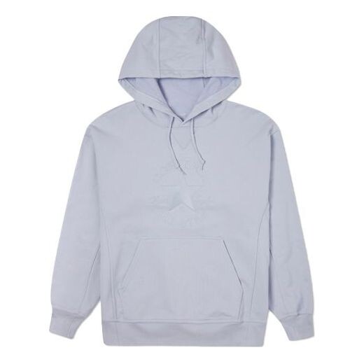 

Свитер chuck 70 logo embroidered loose hoodie gray blue Converse, голубой