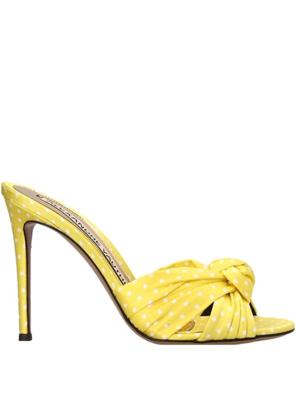 

Босоножки Alexandre Vauthier 105 в горошек, желтый