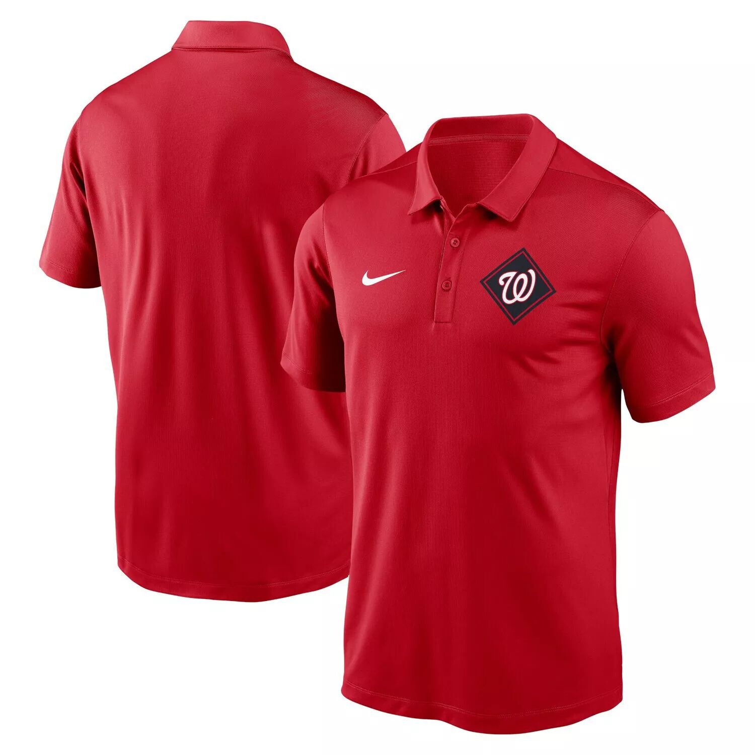 

Мужское поло Red Washington Nationals Diamond Icon, франчайзинговое исполнение Nike