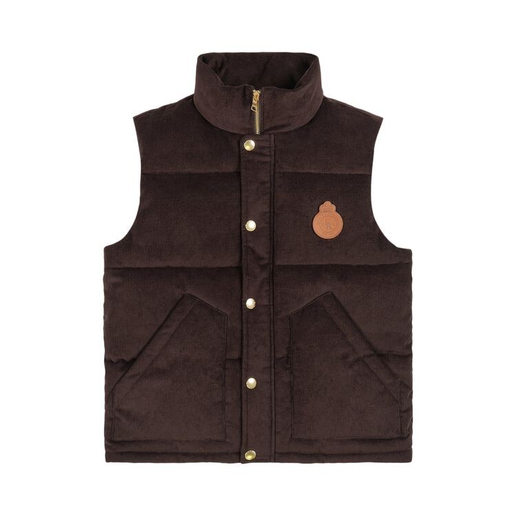 

Жилет Sporty & Rich Sporty & Rich Crown Puffer Corduroy Vest Chocolate/Tan, коричневый