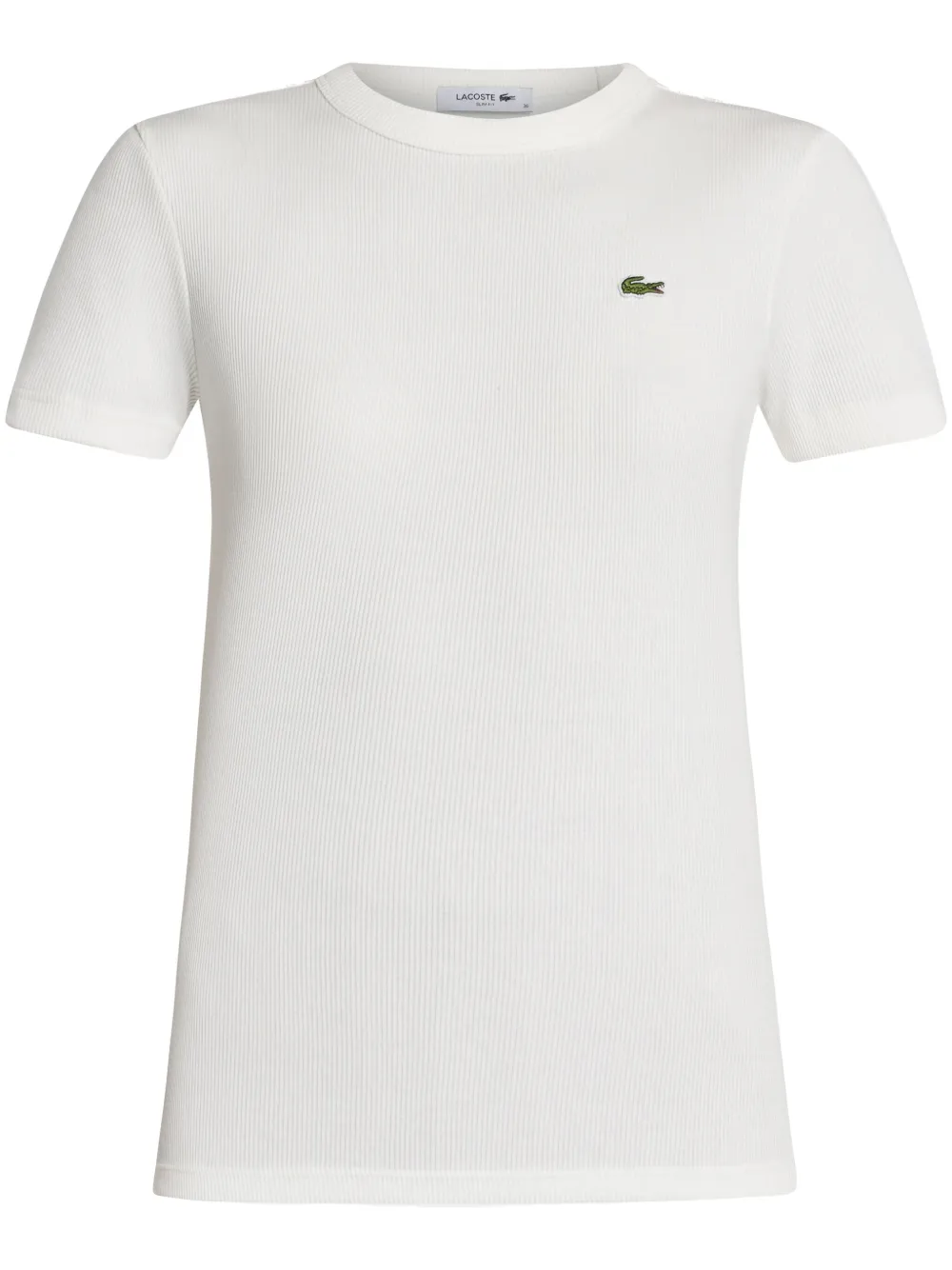 

Футболка с нашивкой-логотипом Lacoste, белый
