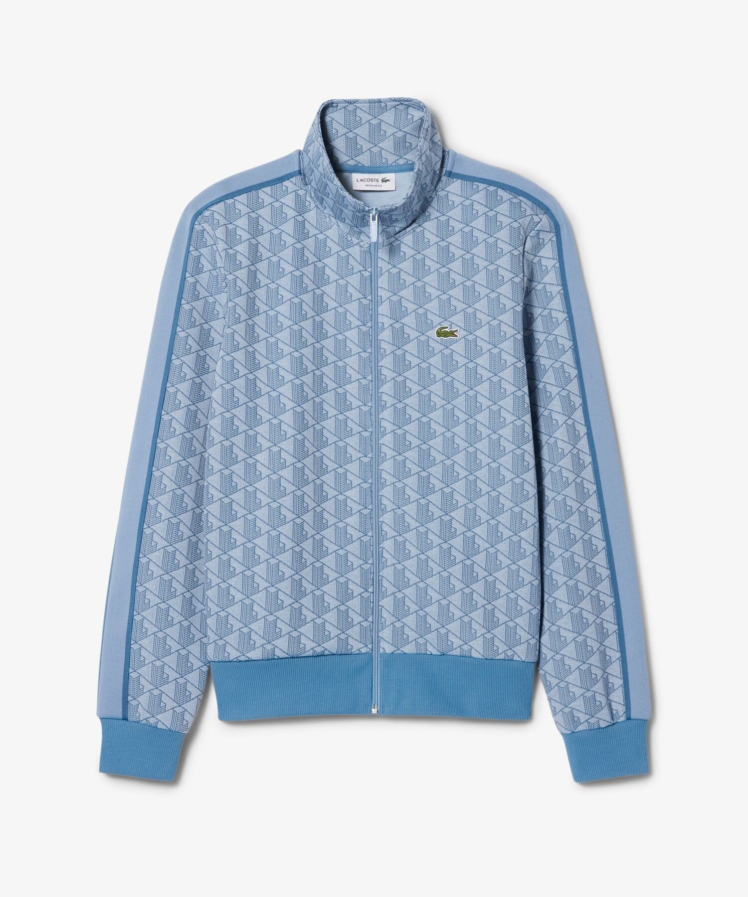 Куртка спортивная LACOSTE Aqua с монограммой и жаккардовым узором