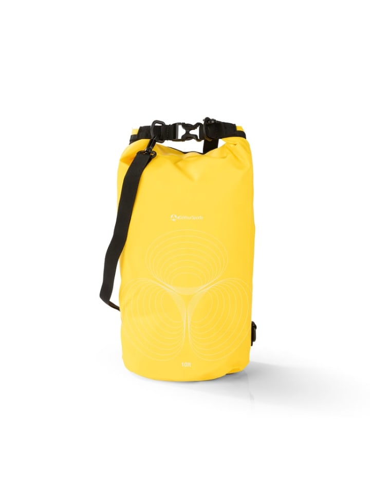 

Водонепроницаемая сумка из ПВХ для кемпинга и водных видов спорта - 10 л - желтая #DoYourSports