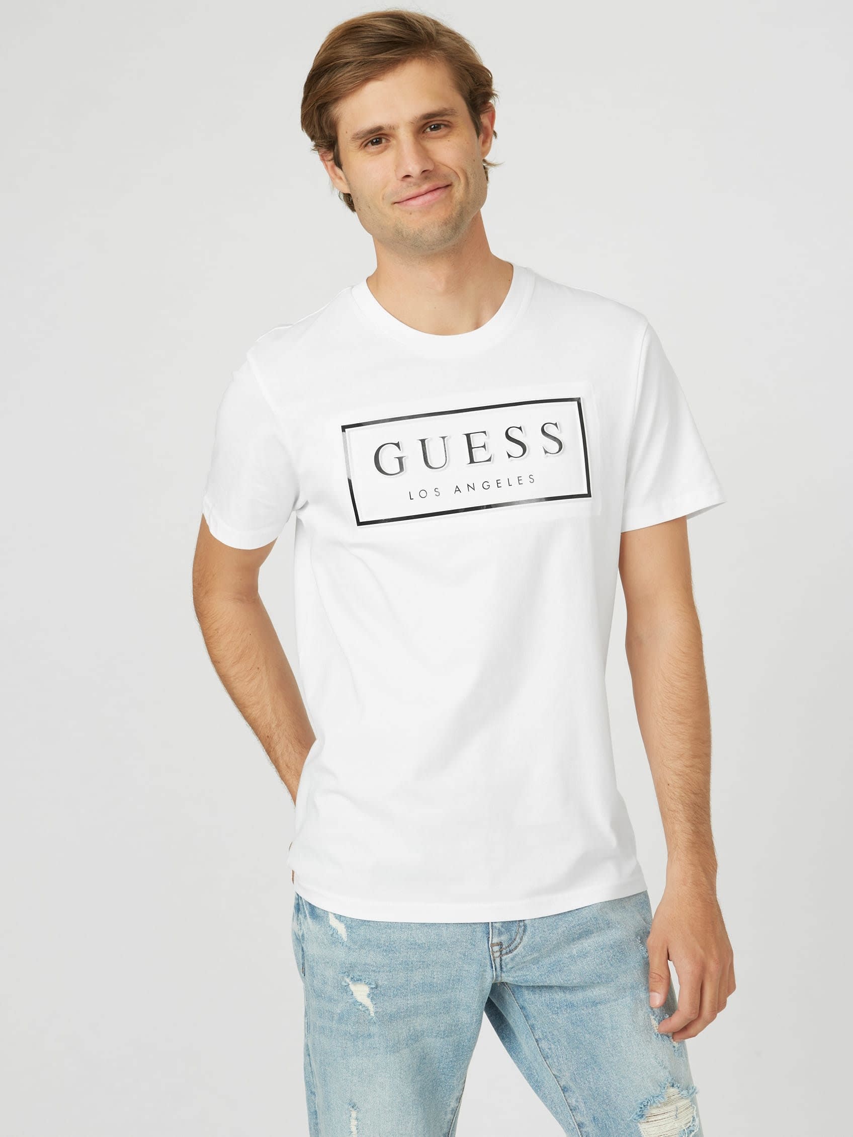

Футболка с тисненым логотипом Colt Guess Factory, цвет pure white