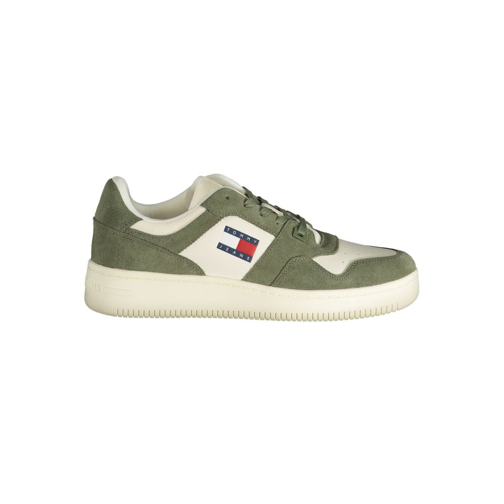 

Зеленые кроссовки из полиэстера Tommy Hilfiger