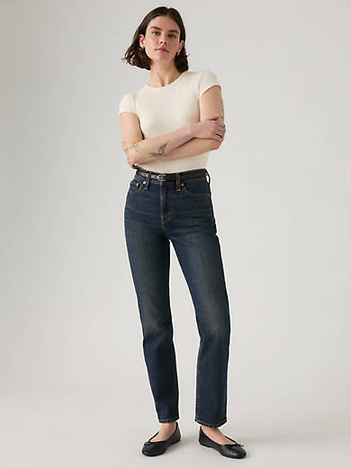 

Женские джинсы Wedgie Slim Fit Levi's, цвет Parallel Life - Dark Wash