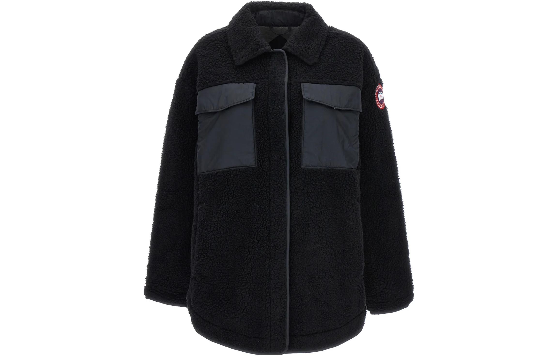 

Canada Goose Бархатная куртка женская черная, Black
