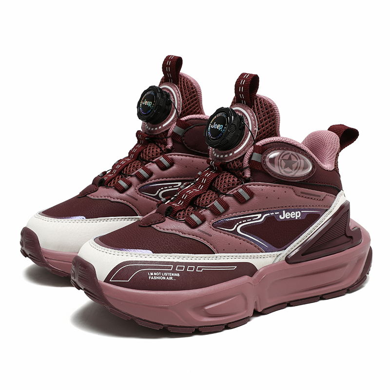 Детские кроссовки High Top Kids' Running Shoes Fuchsia Kids' Jeep — фото 3