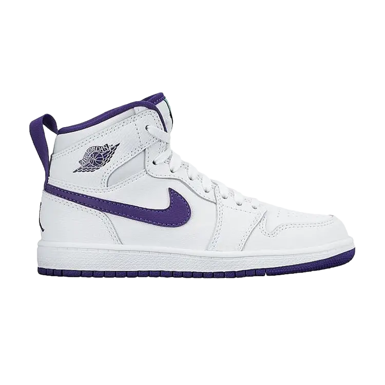 

Кроссовки Air Jordan 1 Retro High GP 'Court Purple', белый