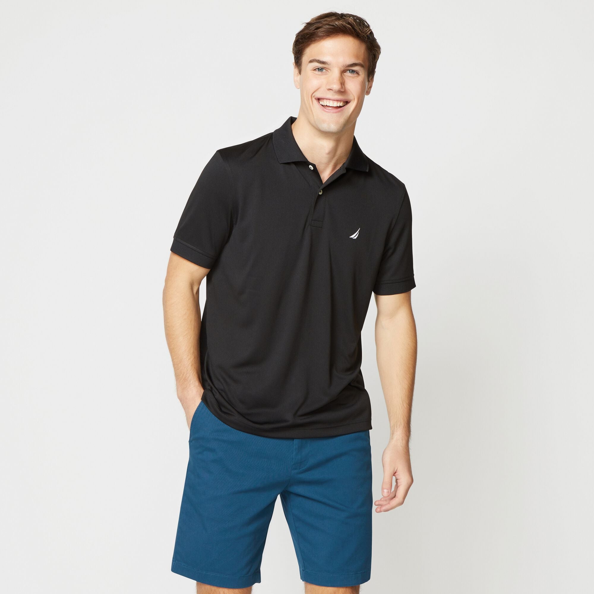 

Мужская футболка-поло для гольфа Nautica Classic Fit Performance, цвет true black
