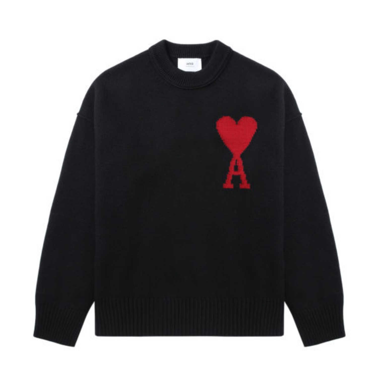 

Ами Парис Ami De Coeur водолазка шерстяной свитер AMIPARIS, черный