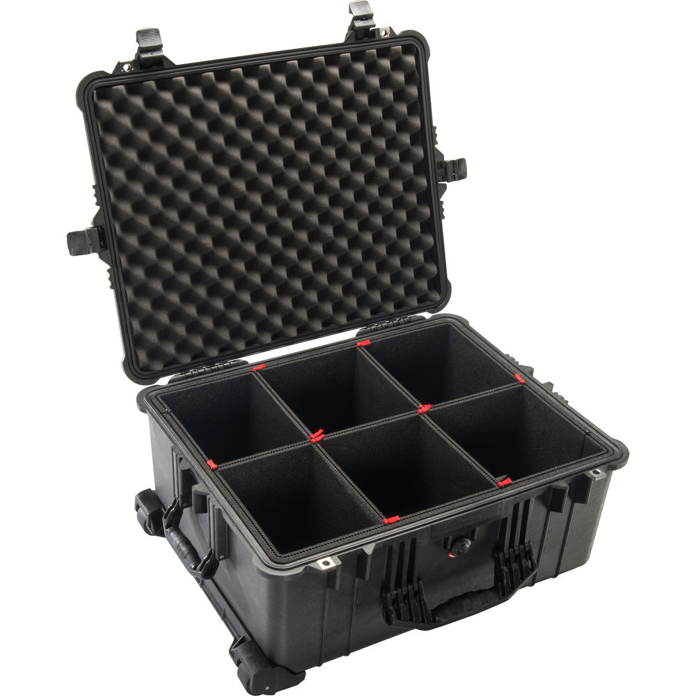 

Кейс Pelican 1610TP с системой разделителей TrekPak (черный)