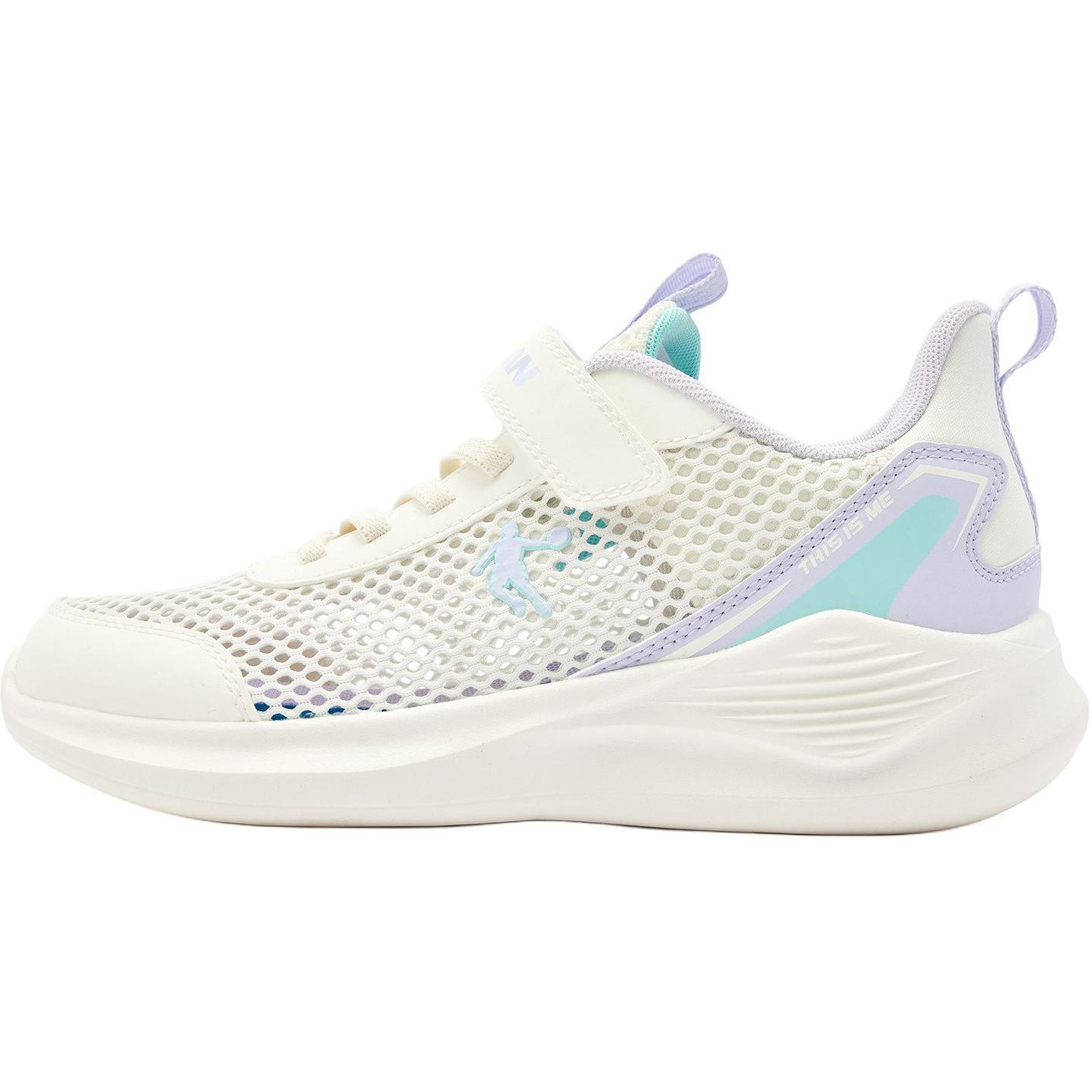 

QIAODAN Скользостойкие износостойкие низкие детские кроссовки Ivory/Kapok Purple