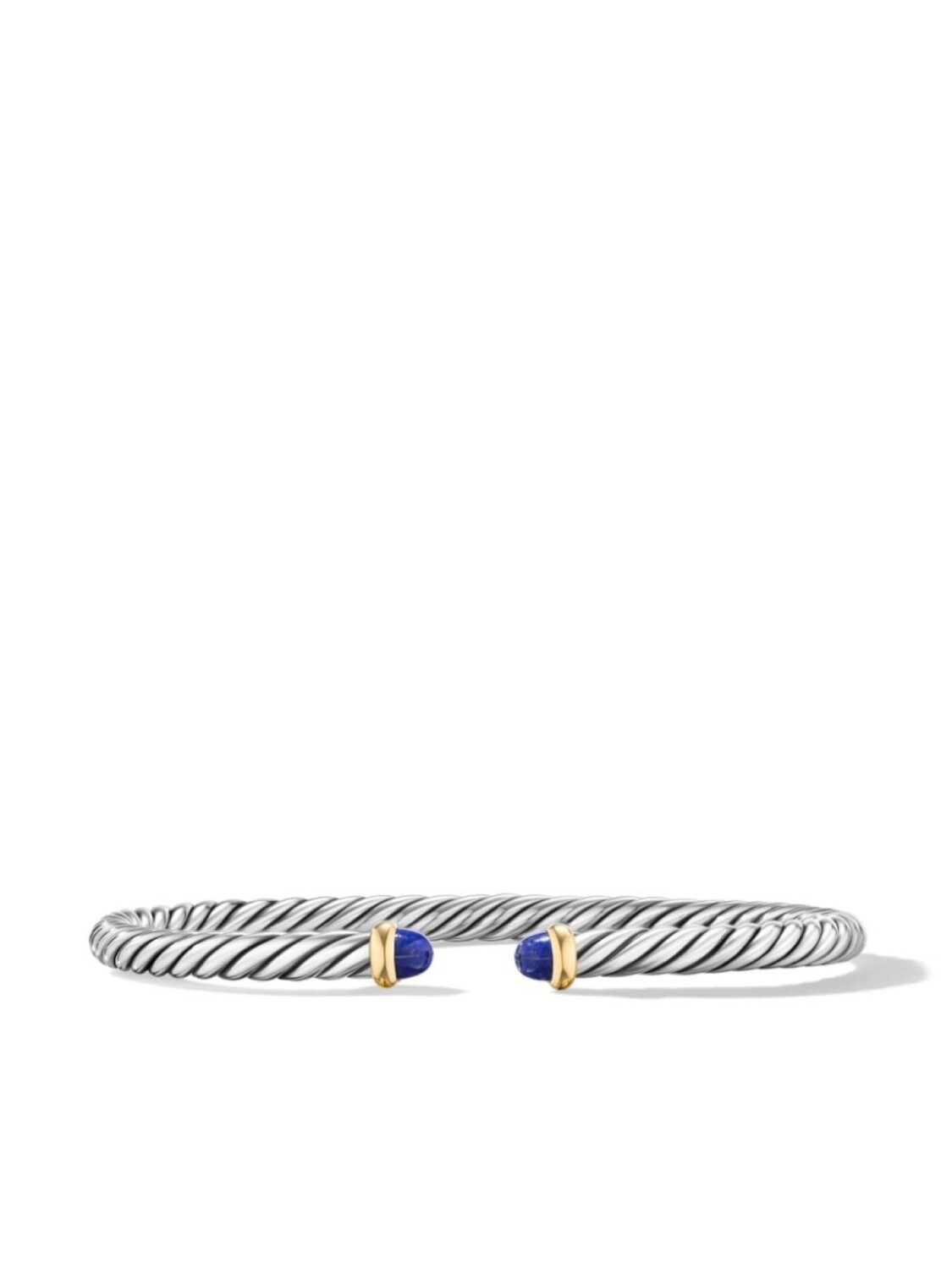 

Браслет Modern Cable из желтого золота с лазуритом David Yurman, серебряный