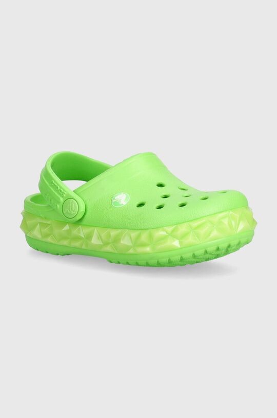 

Детские шлепанцы Geometric Glow Band Crocs, зеленый