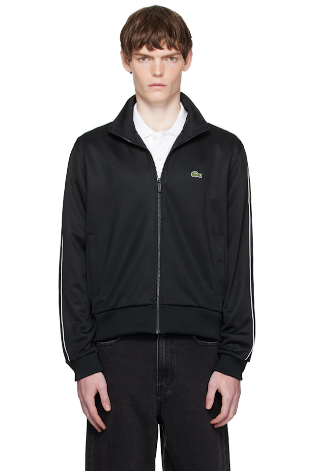 

Спортивная куртка на молнии Paris из пике Lacoste, черный