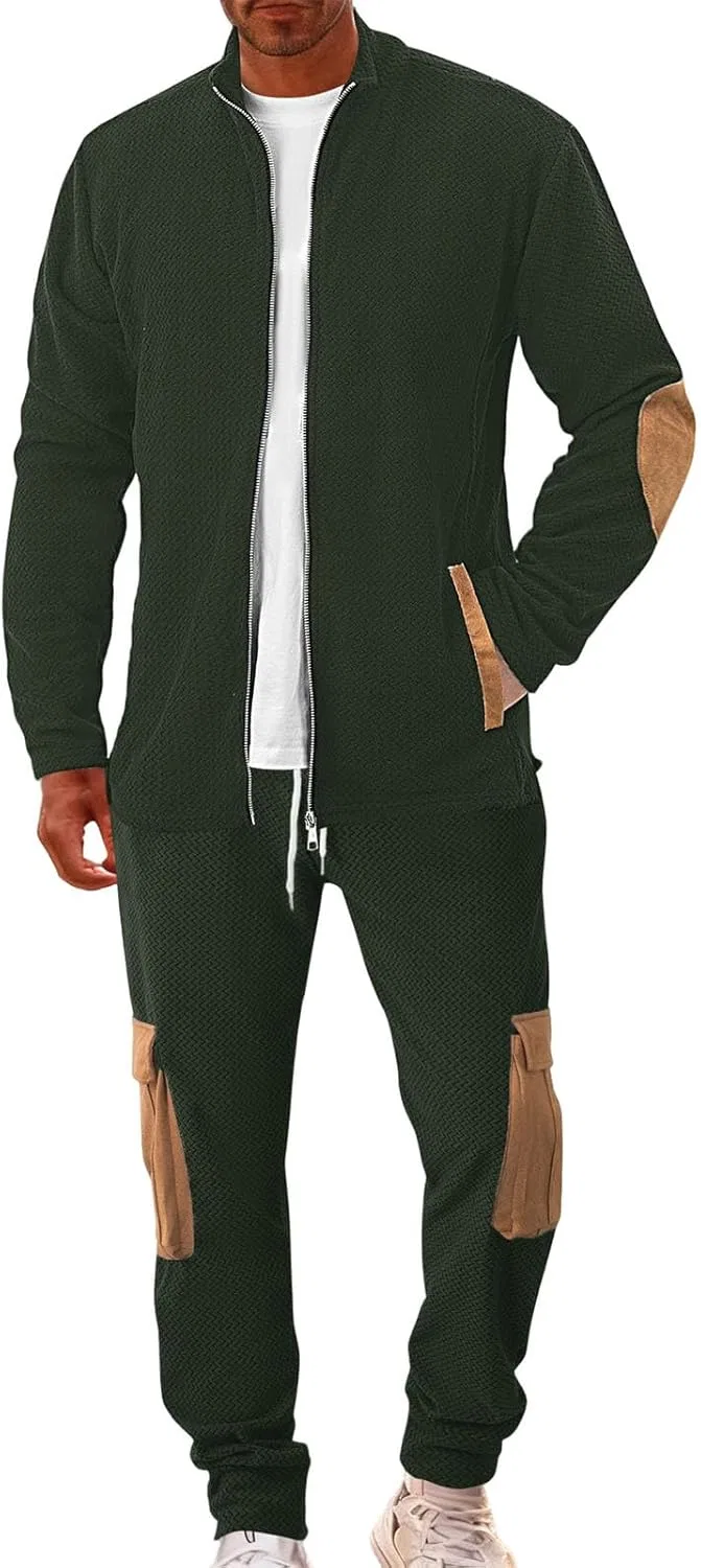 Мужской спортивный костюм 2 предмета, Army Green