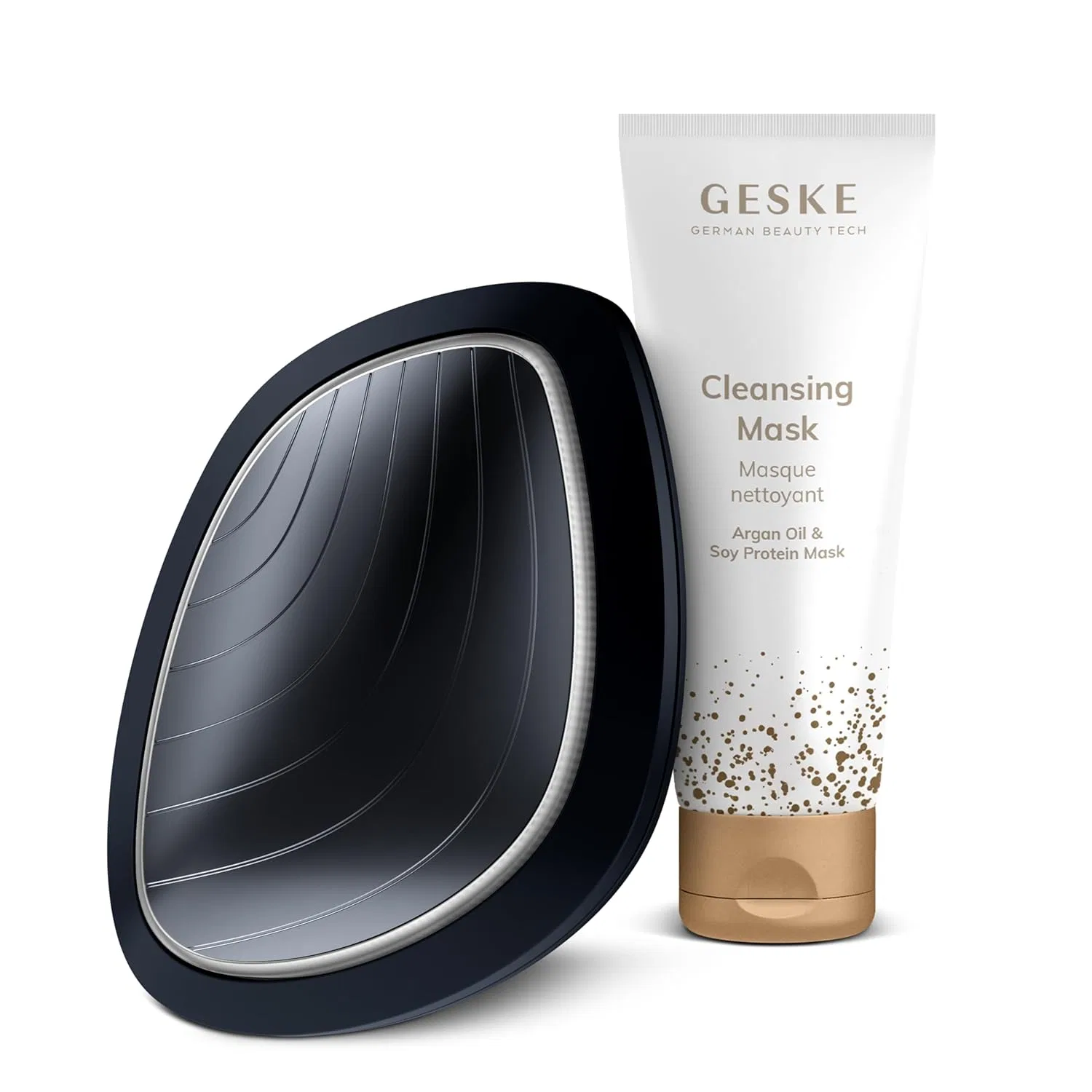 Маска для лица Geske — «SmartAppGuided Sonic Warm & Cool Mask 9 in » от , Black Cosmetic Bundle (Cleansing)