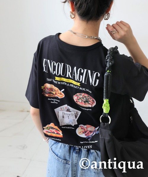 

Футболка с винтажным логотипом, бренд Antiqua, черный