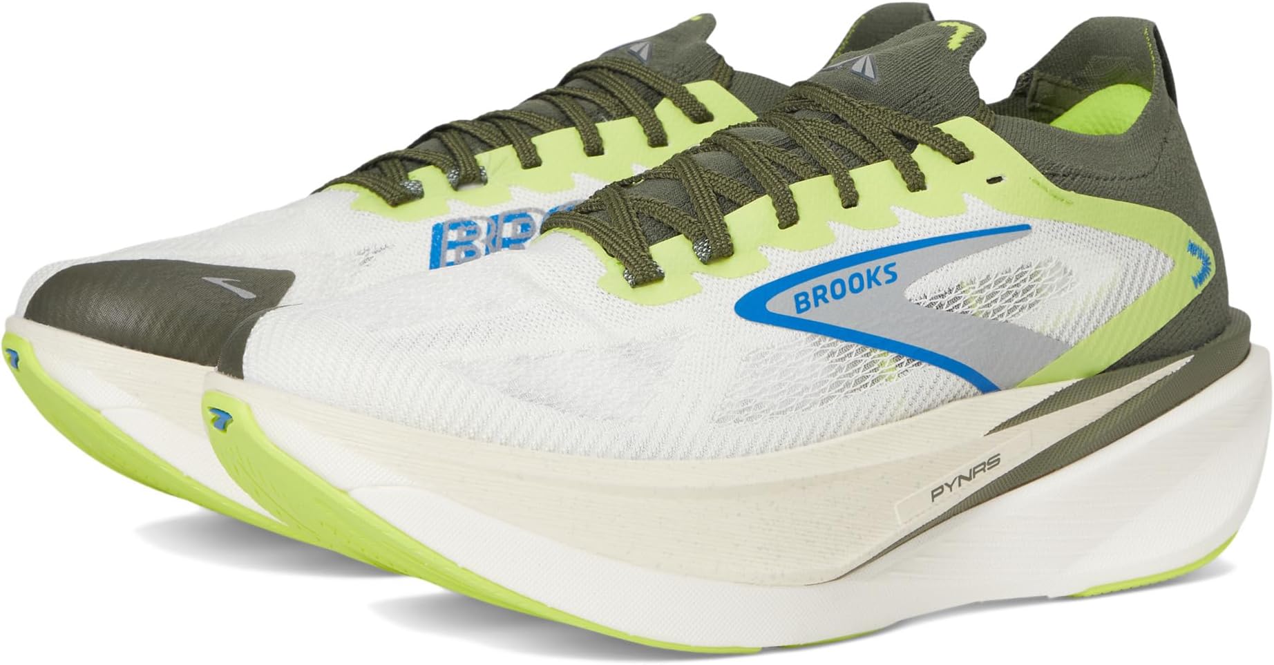 

Кроссовки Brooks Men's Hyperion Max 3, Blanc/Acid Lime/Blue