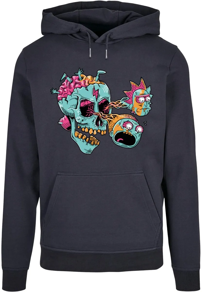 

Толстовка ABSOLUTE CULT с капюшоном "ABSOLUTE CULT Men's Rick And Morty - Eyeball Skull Basic Hoody", цвет морской волны