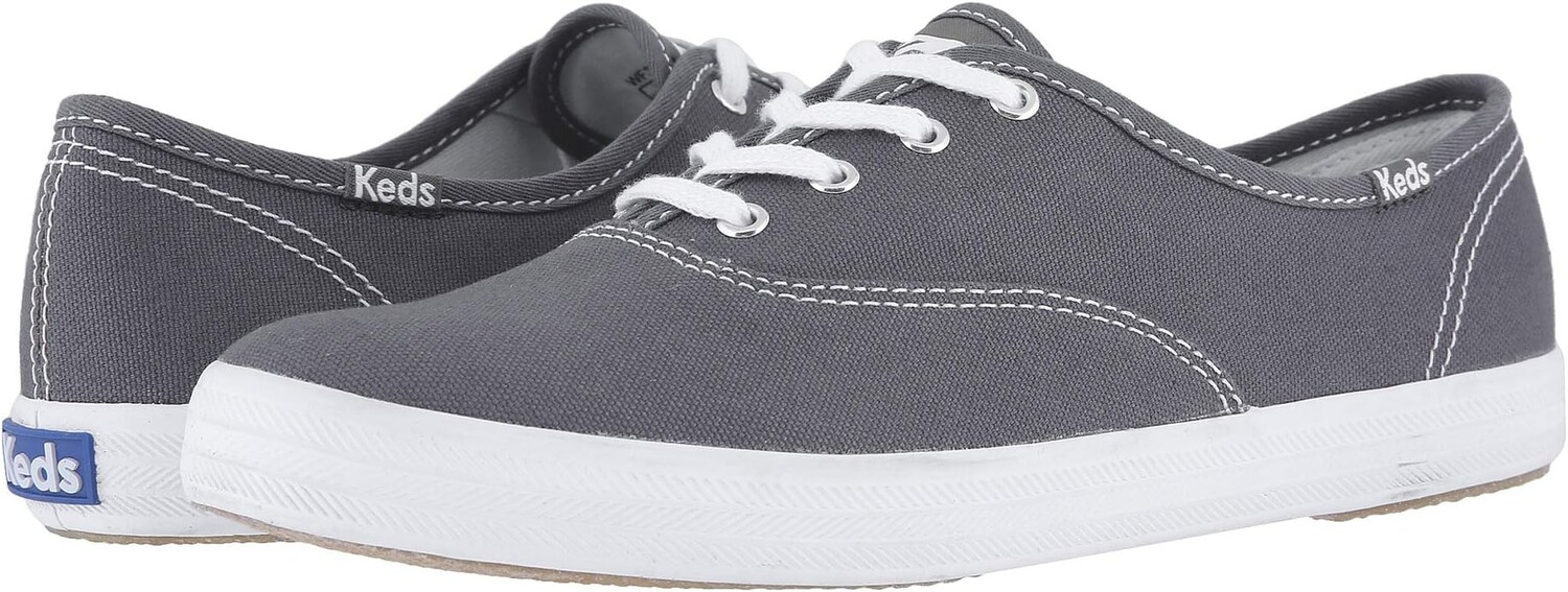 

Кроссовки Champion Canvas Lace-Up Keds, цвет Graphite