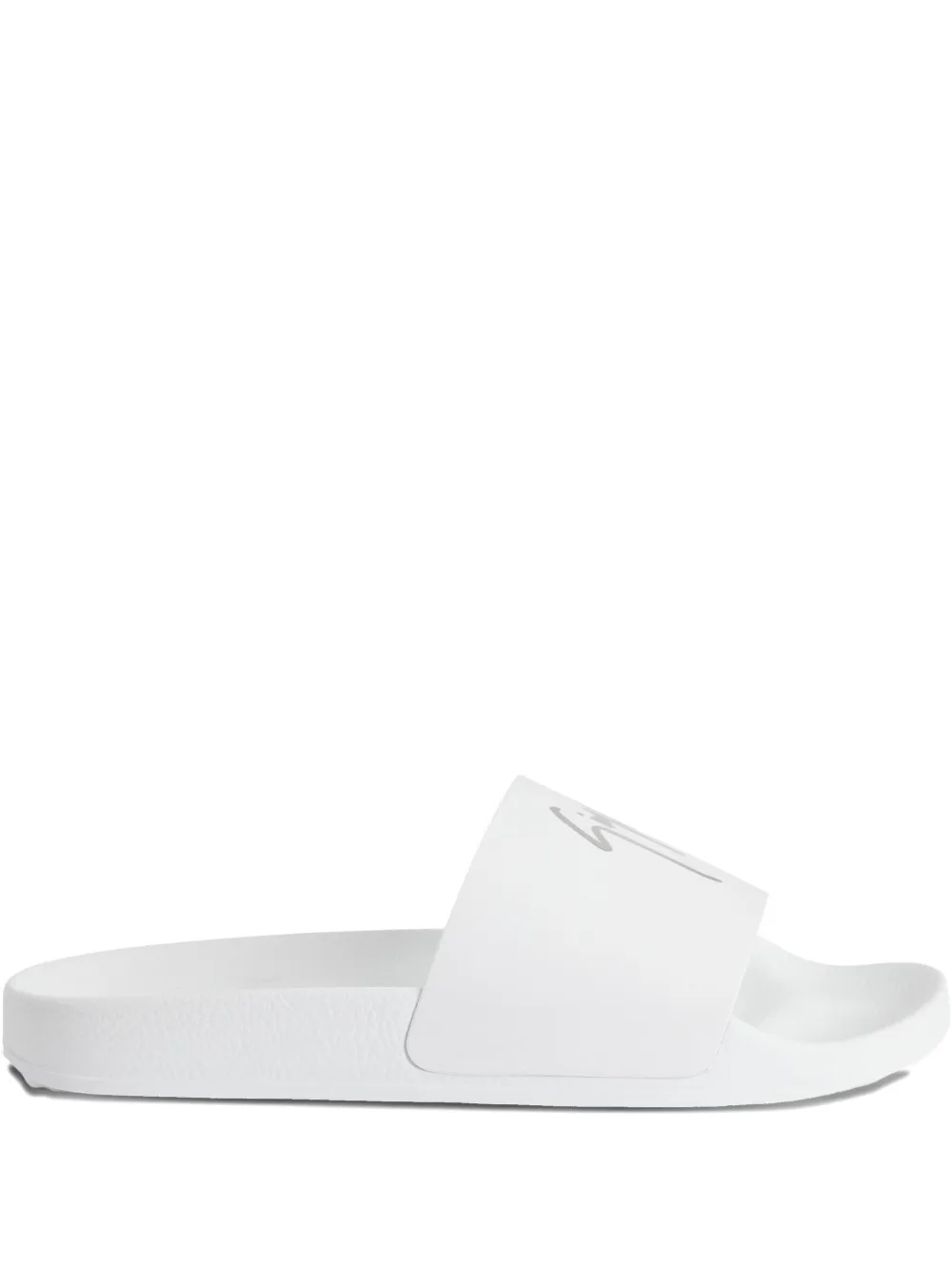 

Шлепанцы Brett с логотипом Giuseppe Zanotti, белый