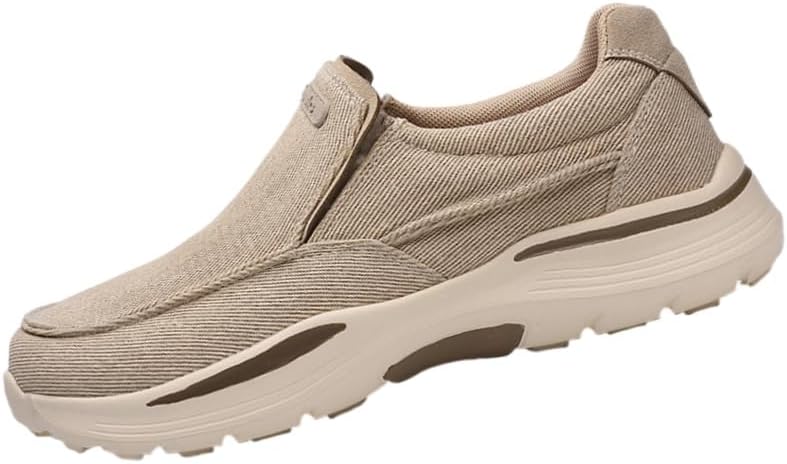 

Мужские модные мягкие мокасины, для бега на улице, прогулок в парке и повседневных поездок Fusecottc, хаки