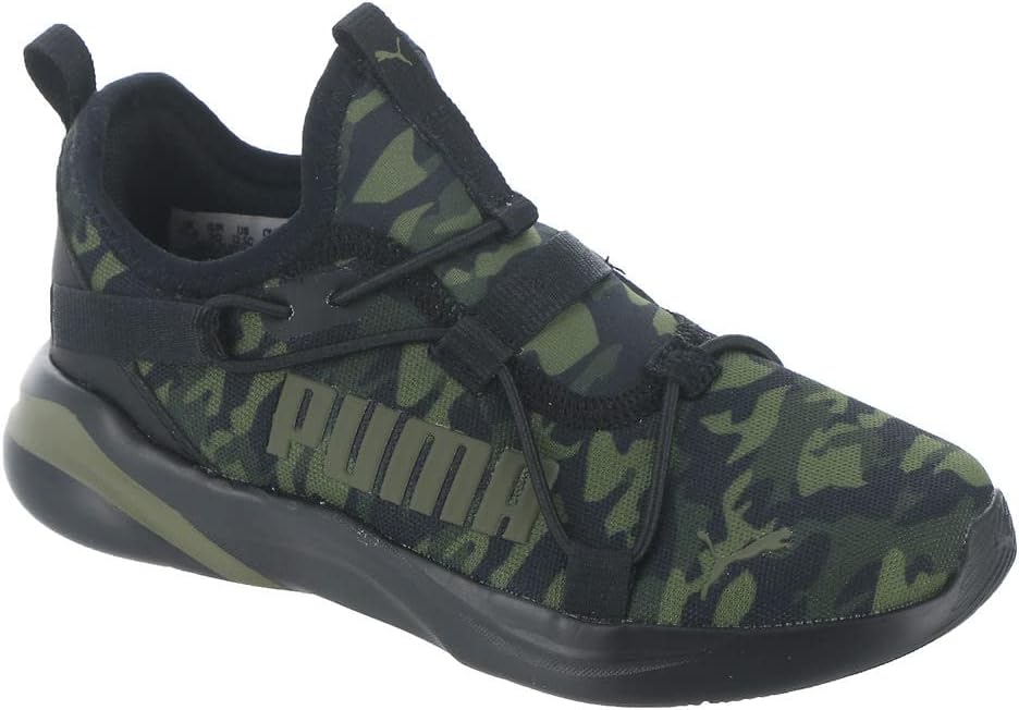 

Кроссовки PUMA Boy's Softride Rift Slip-On Speckle (Big Kid), черный/зеленый/темно-зеленый