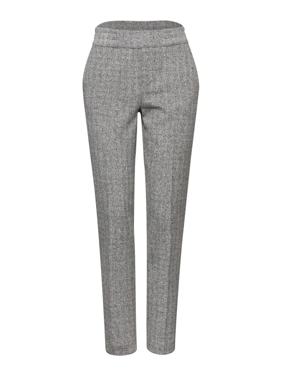 

Узкие брюки со складками STREET ONE Bonny, серый