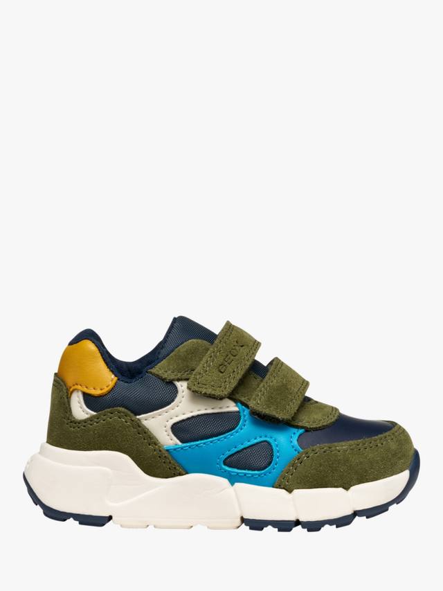 

Детские кроссовки Flexyper Mini Suede Geox, Dark Green/Navy