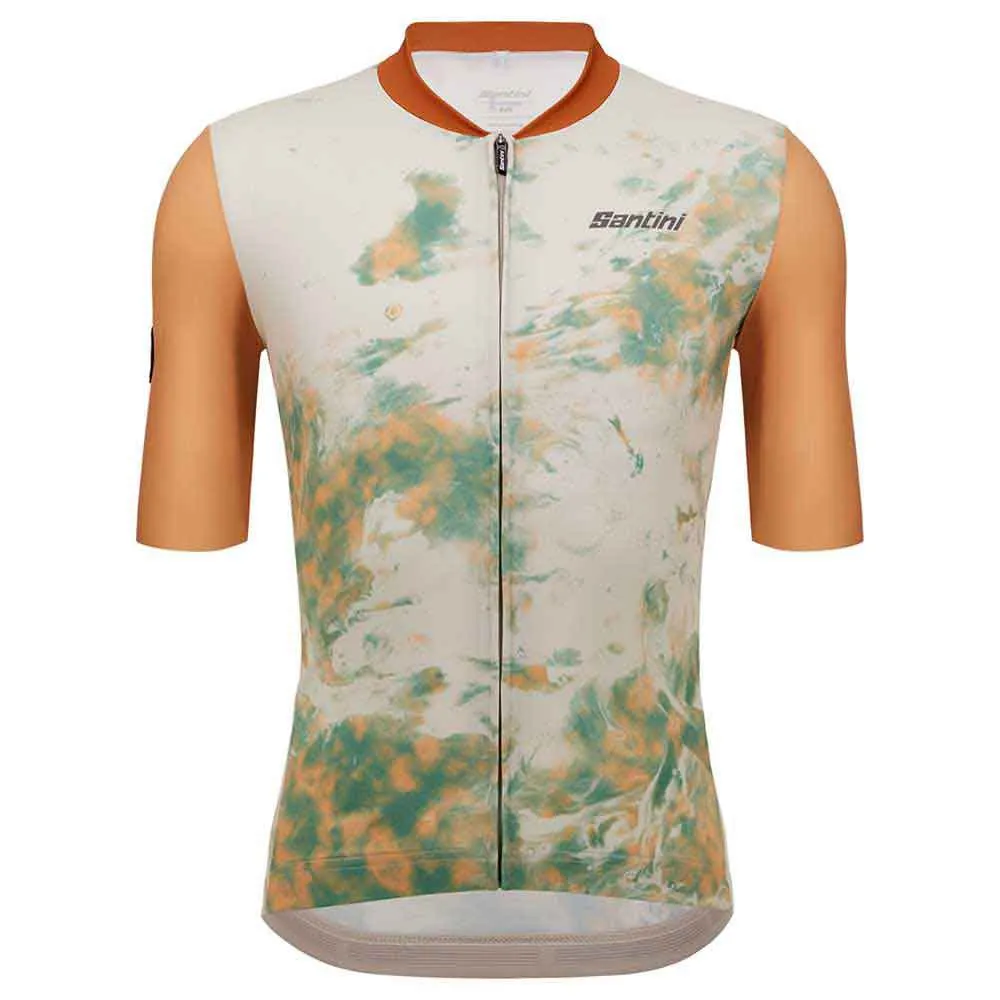 

Джерси с коротким рукавом Santini Marble Sllim Fit, оранжевый