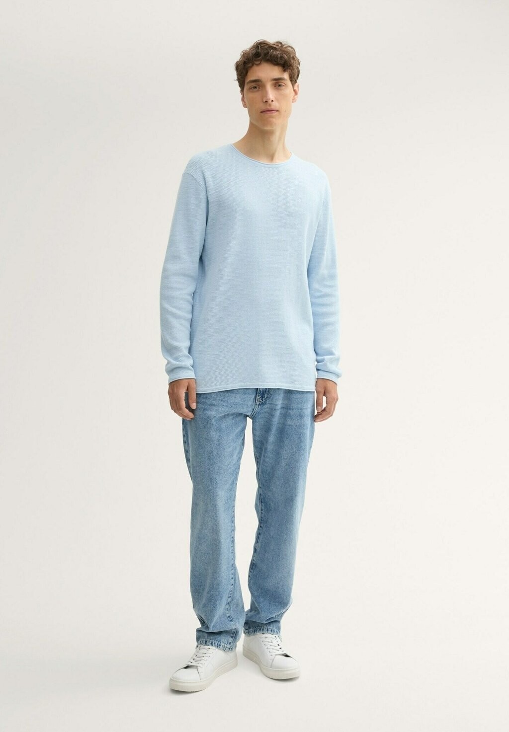 

Джемпер STRUKTURIERTER TOM TAILOR DENIM, синий