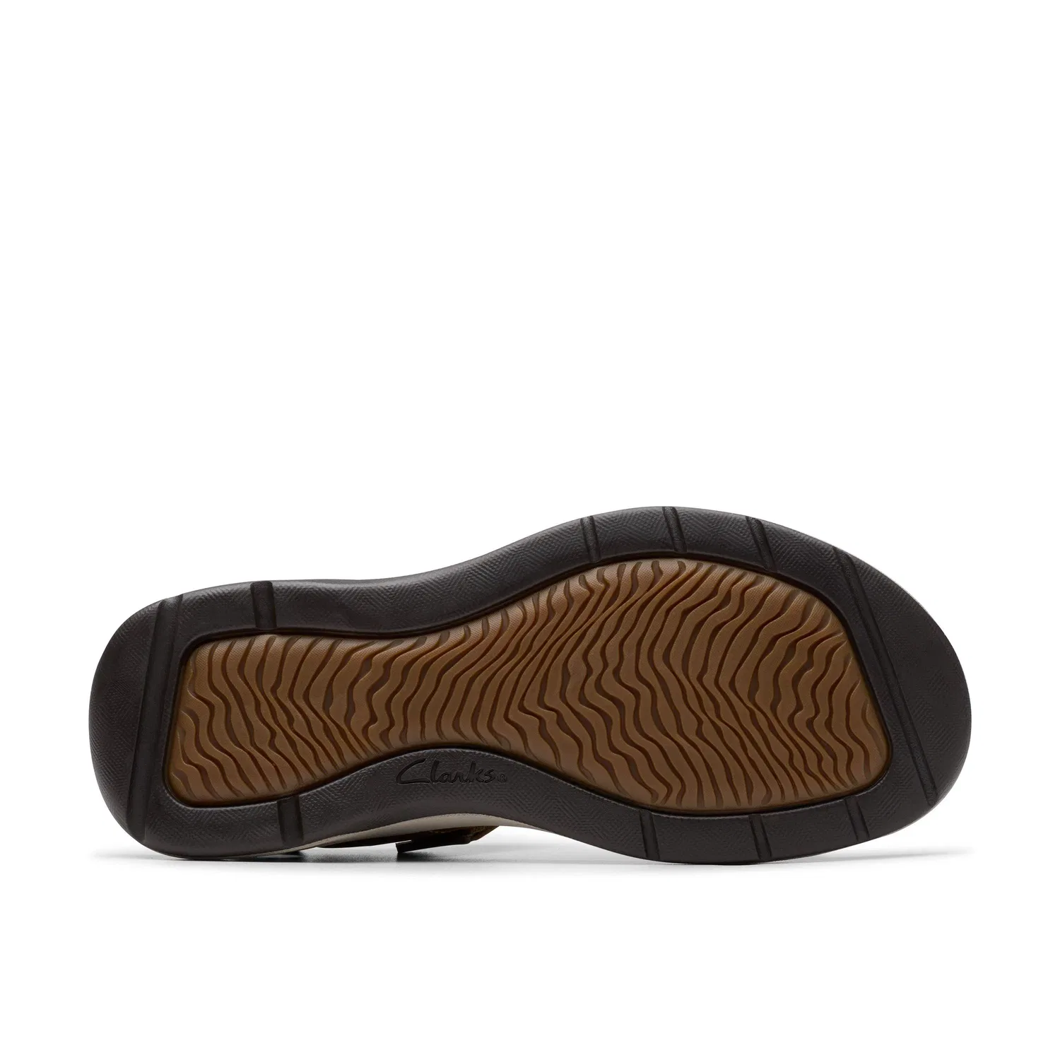 Сандалии Saltway Edge с кожаным верхом Clarks, коричневый — фото 3