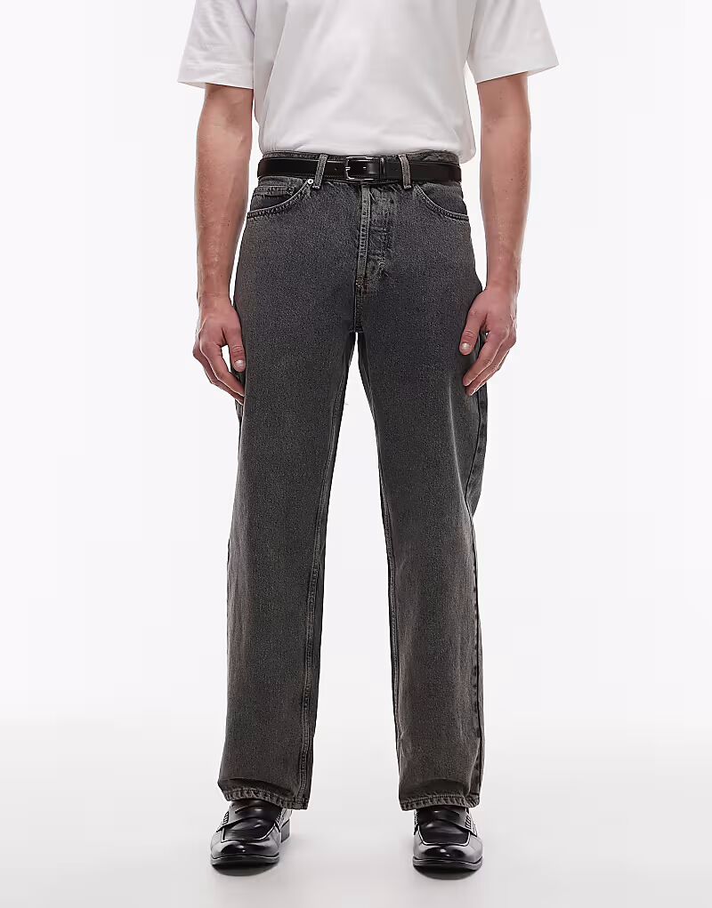 

Жесткие мешковатые джинсы Topman в грязном виде