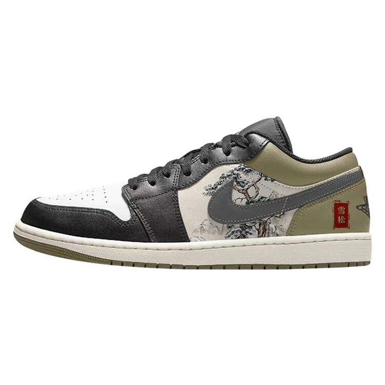

Баскетбольные кроссовки Air 1 Vintage Unisex Low-Top White/Green Jordan