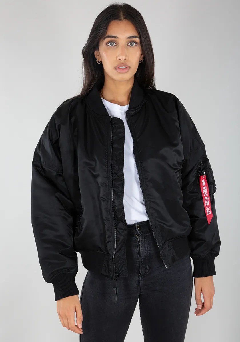 

Куртка-бомбер Alpha Industries " Alpha Industries Women - Куртки-бомберы MA-1 OS Wmn", черный