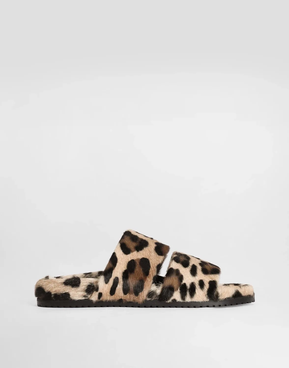 Кожаные сандалии Leo DG Casual из кожи молодого козленка DOLCE & GABBANA, белый