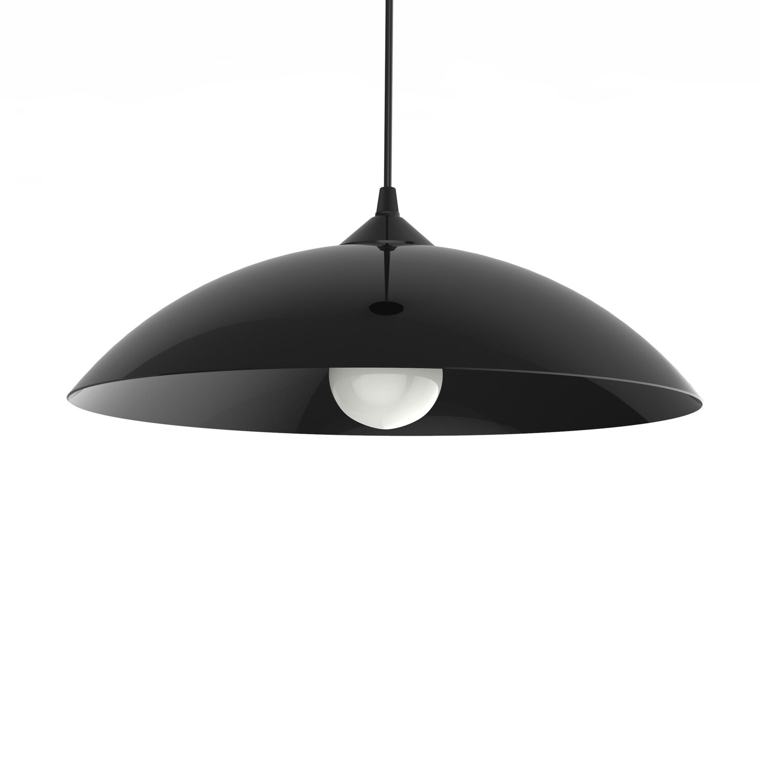 

Подвесной светильник Lumicom, 40x40x10 см, черный глянцевый