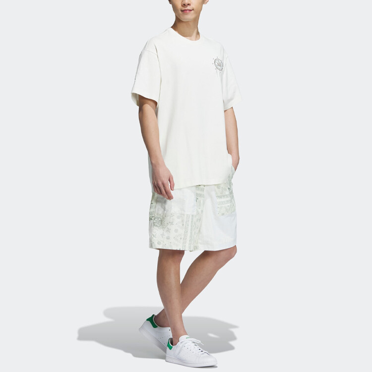 Футболка TOC мужская, белая Adidas Originals, цвет Jade White — фото 4