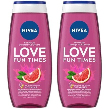 

Nivea Love Fun Times Розовый грейпфрут Гель для душа 250мл
