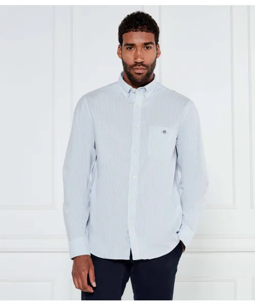 

Рубашка Regular fit Gant, синий