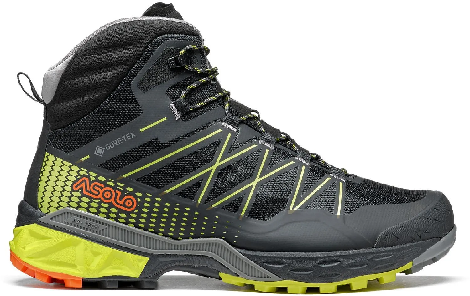

Туристические ботинки Tahoe Mid GTX - Мужские Asolo, Black/Safety Yellow