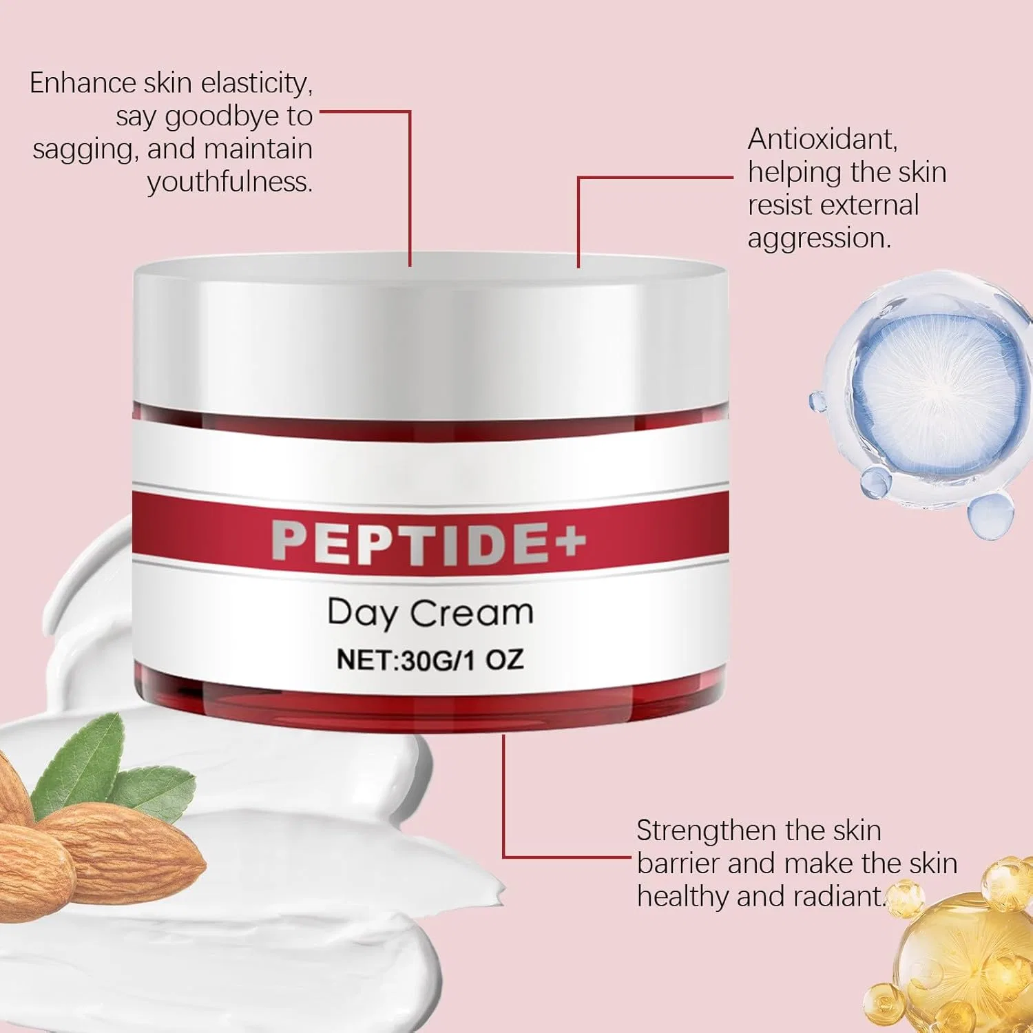 Бустер — Дневной Peptide+ от Cosmetics с нейропептидами и гиалуроновой кислотой Generisch — фото 3