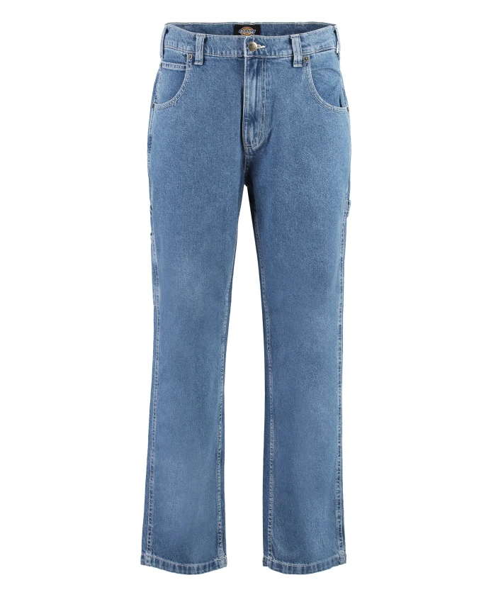 

Джинсы классического кроя с медными заклепками Dickies, синий