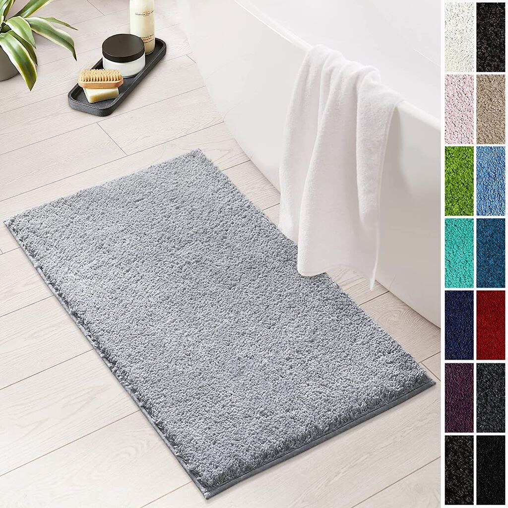 

Коврик для ванной Sky Soft серебристо-серый 80 x 150 см Floordirekt